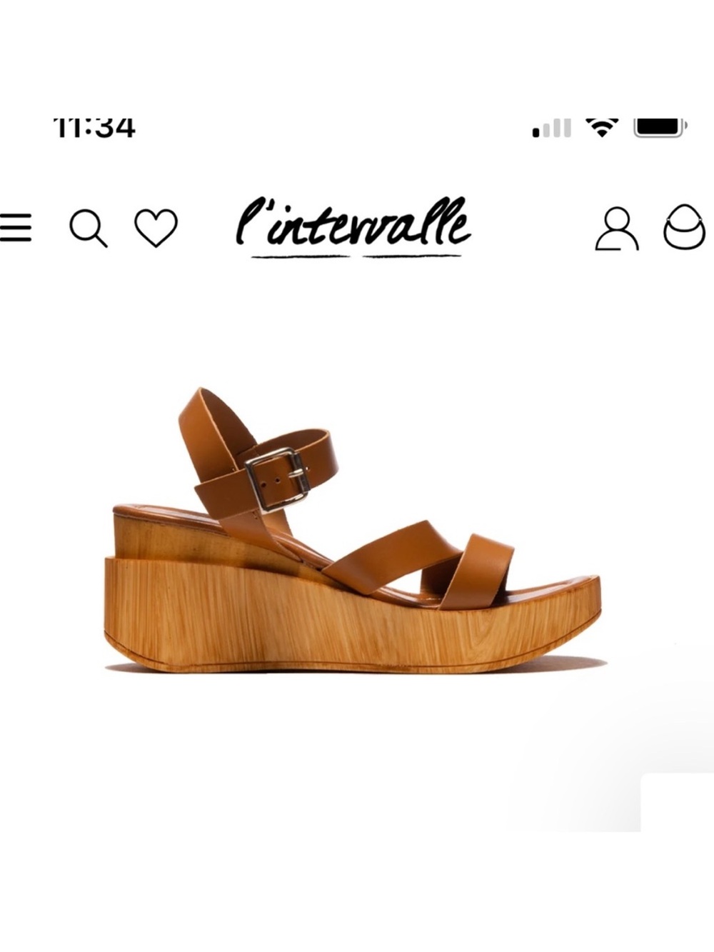 L’Intervalle Rain Tan Leather Sandals